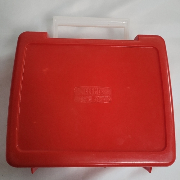 VTG 1987 ALF Red Plastic Lunchbox w/Thermos - Picture 7 of 15